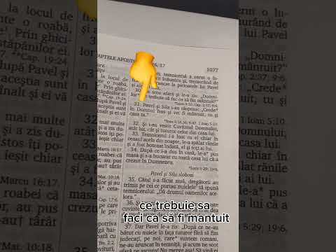 ce trebuie sa facem ca să fim mantuiti