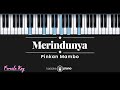 Merindunya - Pinkan Mambo (KARAOKE PIANO - FEMALE KEY)