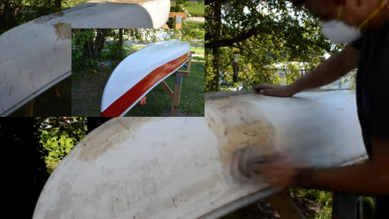Como reparar una canoa de fibra de vidrio con resina