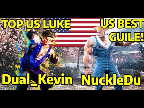 Street Fighter 6 ➥ Dual Kevin (LUKE) VS NuckleDu (GUILE) 4K Master Ranks
