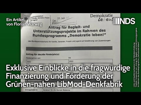 Grünen-nahe LibMod-Denkfabrik – Exklusive Einblicke in fragwürdige Finanzierung&Förderung | Warweg