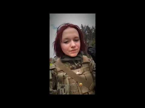 Ukrainian girl soldiers fighting against Russian soldiers  🔥Ukraine wars footage