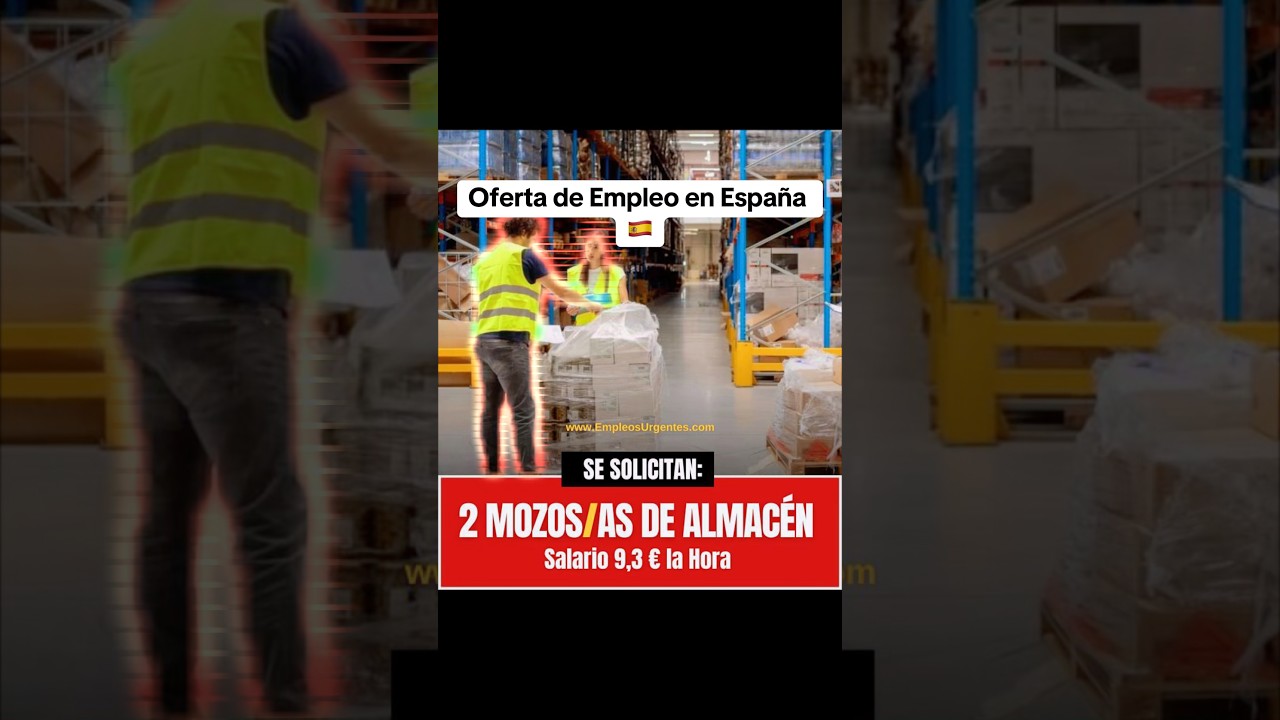 Trabajadores de Almacén #españa #trabajos #jobs #spain #work #new #warehouse #workers #empleo