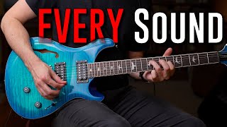 EVERY SOUND In The PRS SE Custom 24 Semi-Hollow Piezo! (no talking)