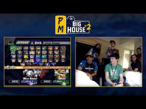 Project M in The Big House #2 Pools - Jelly (Meta Knight) vs. Loe1 (Wario)