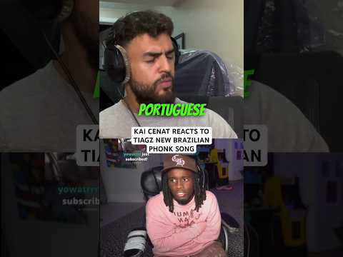 KAI CENAT REACTS TO TIAGZ NEW BRAZILIAN PHONK SONG “TACATA” #shorts