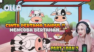 Download lagu CINTA PERTAMA SAIPUL, PATAH HATI TERBERAT - Maya Nadia Reaction Animasi Podtoon mp3