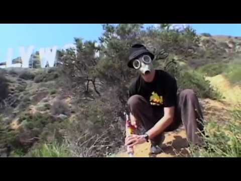 Banksy - Invader Bombs Tinseltown from Exit Through the Gift Shop (2010)