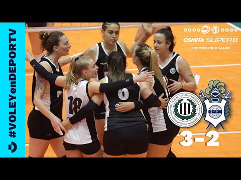 Banco Provincia LP 3-2 Gimnasia LP - RESUMEN - Súper 8 - Semifinal - #VOLEYenDEPORTV