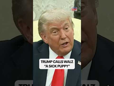 Video | Trump calls MN Governor &amp; former Democratic VP candidate Tim Walz “a sick puppy”