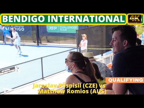 ⁴ᴷ ATP/WTA Qualifying | Jaroslav Pospisil (CZE) (Q) Vs Matthew Romios (AUS) (WC) | Bendigo Jan 3-9