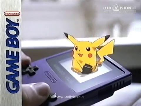 Nintendo Game Boy Color - Pokémon Rosso e Blu | Game Link - Pubblicità Italiana (1999)