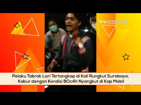 Pelaku Tabrak Lari di Kali Rungkut Surabaya Tertangkap, Korban Masih Nyangkut di Kap