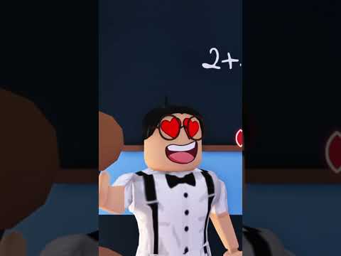 When you start dating the QUIET KID…...😍💀 #adoptme #robloxshorts #roblox