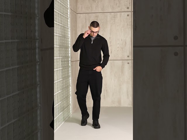 Чоботи жіночі шкіряні байка хутро 592641 Чорний Кросівки чоловічі шкіряні термо 593421 Чорні