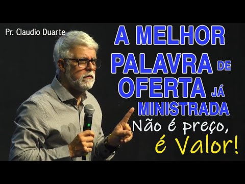 Não é Preço é valor! A melhor palavra de oferta  CLAUDIO DUARTE