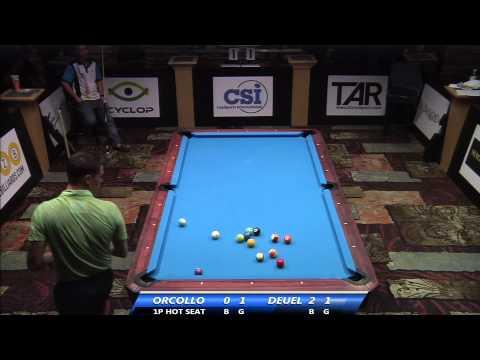 2014 US Open One Pocket (Hot Seat Match): Corey Deuel vs Dennis Orcollo
