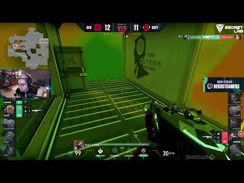 Shroud Reacts to XSET AYRIN'S INSANE Clutch Against SEN TENZ AND SEN ZOMBS. Valorant Challengers