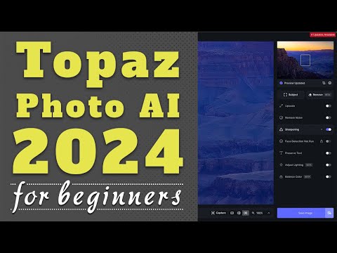 Topaz Photo AI 2 Complete Guide for Beginners... Topaz Photo AI 3, link in description