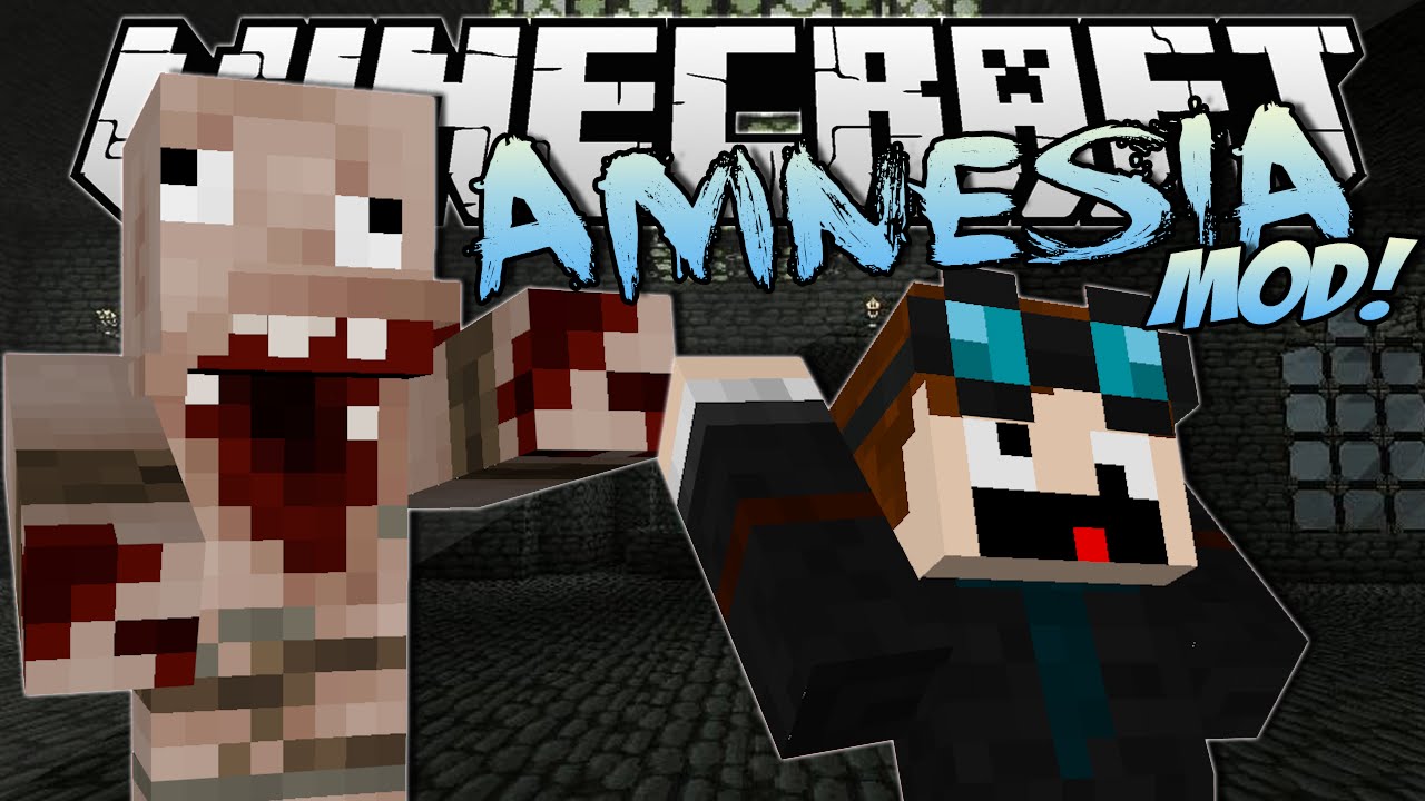 Minecraft | AMNESIA MOD! (Horror, Jumpscares & Evil Monsters!) | Mod Showcase