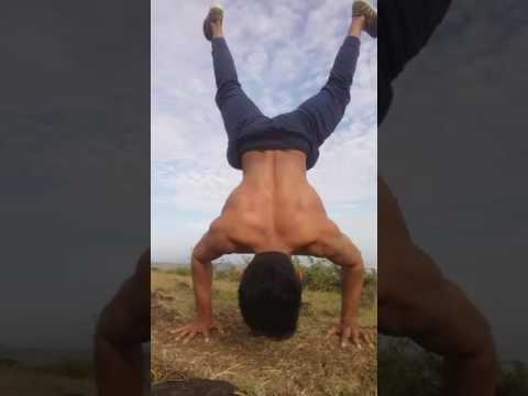 Samar patel hand stand...