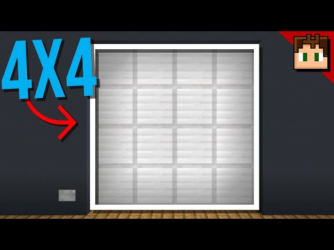 Minecraft Bedrock: How To Build The BEST 4X4 PISTON DOOR! 1.21 Tutorial