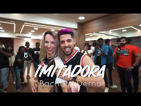 Imitadora - Romeo Santos ◆ Bachata 2023 | Arnaldes y Bri | Bachata Demo