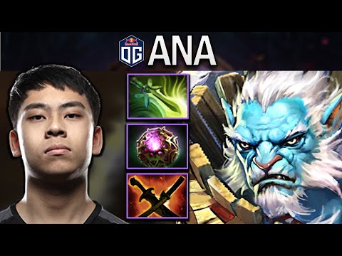 OG.ANA SMURF PHANTOM LANCER WITH BUTTERFLY-OCTARINE - DOTA 2 7.29 GAMEPLAY