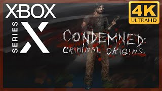 [4K] Condemned : Criminal Origins / Xbox Series X Gameplay