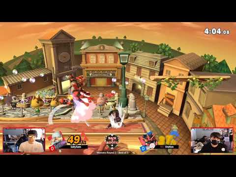 SaltySam vs DraKon - Winners Round 2 SSBU Singles - Back2Roots 1 | Ness vs Sheik