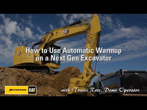 How to Use Automatic Warmup on a Next Gen Cat Excavator