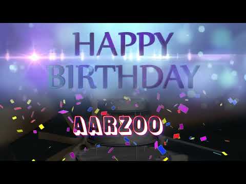 Wish you a very Happy Birthday Aarzoo from Birthday Bash