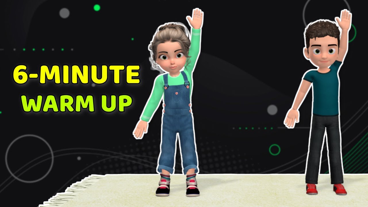 6-MINUTE WARM UP WORKOUT FOR KIDS