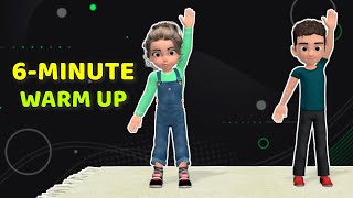 6-MINUTE WARM UP WORKOUT FOR KIDS