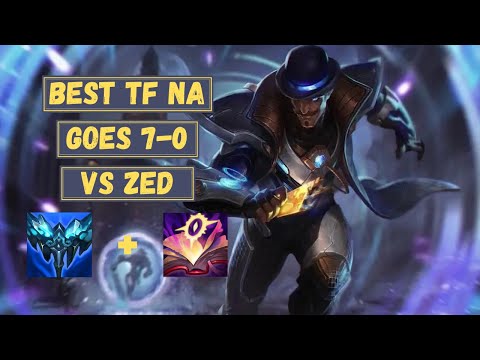 BEST TF NA [Drew IQ] 7-0 | Twisted Fate vs Zed