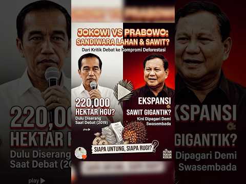 Siasat Lahan Ratusan Ribu Hektar: Dulu Diserang Jokowi, Kini Dipagari Kelapa Sawit Prabowo❗️