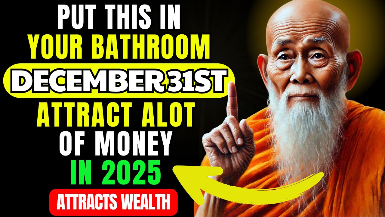 If You put This In Your Bathroom On 26TH December, Your Money Problems Will End | Buddhist Teachings