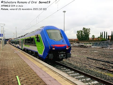 Sempre più treni Blues sui binari (manovre e partenza da Pistoia)