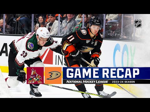 Coyotes @ Ducks 12/29 | NHL Highlights 2023