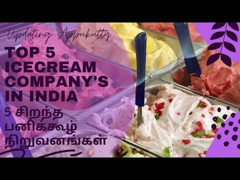 Top 5 Icecream companies in India | Updating Appukutty | Vishthar | Tamil