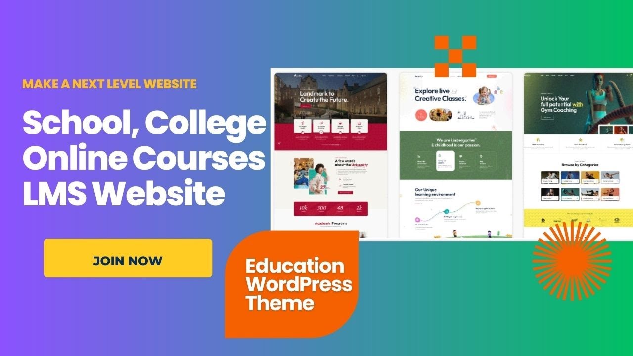 Launch Your Powerful Online Courses Website | eLearning Made Easy with Acadia WordPress Theme