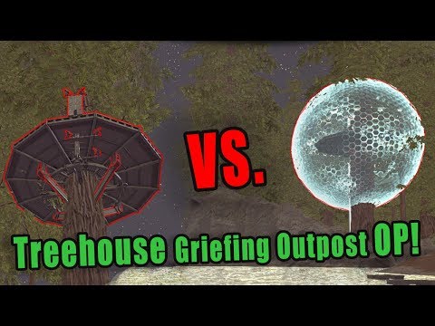 TREEHOUSE GRIEFING OUTPOST OP! | ARK Official Server