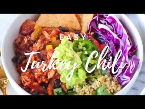 Easy 30-Minute Turkey Chili Recipe - Gluten Free
