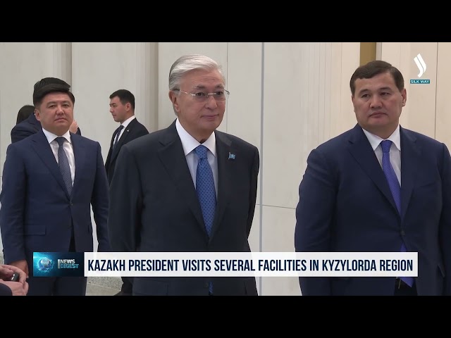 Kazakh President visits several facilities in Kyzylorda region