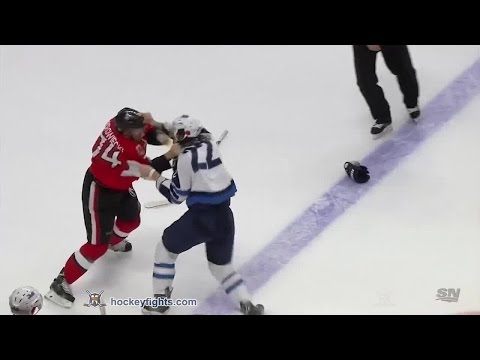 Chris Thorburn vs Mark Borowiecki Nov 8, 2014