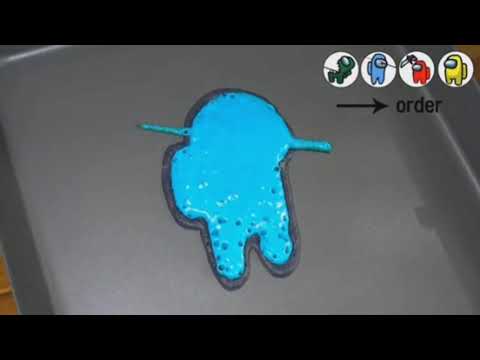 Among Us Pancake Art - Impostor, Player, Die Moments (Part 1)