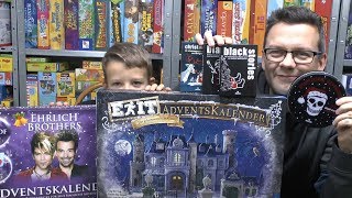 Adventskalender für die Jugend: Black Stories, Ehrlich Brothers, Exit