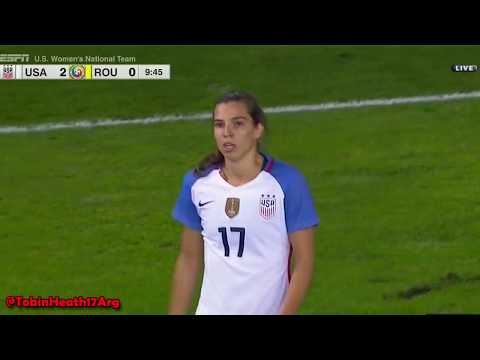 Goles de Tobin Heath y Christen Press: Estados Unidos (USWNT) vs Rumania [Noviembre 2016]