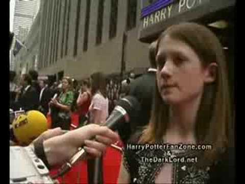 Interview Bonnie Wright at PoA Premiere (NY)