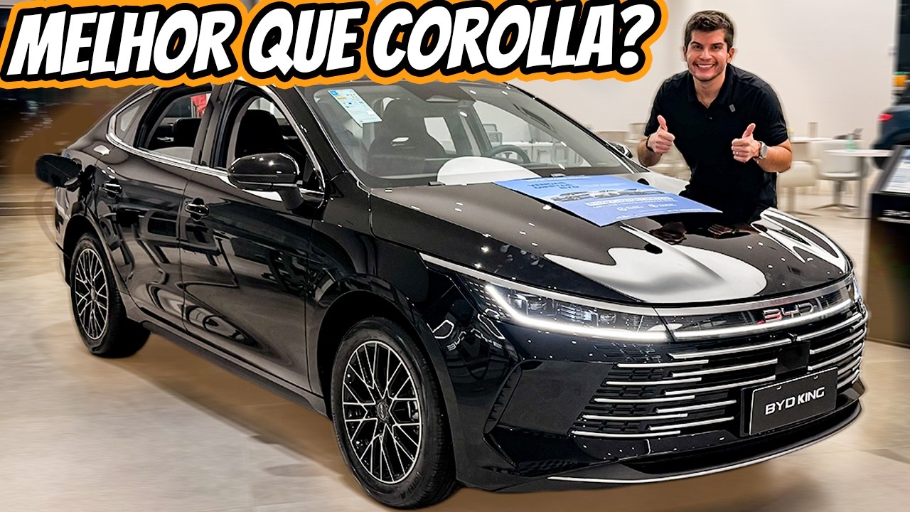 BYD King GS 2027 - Sedan econômico e espaçoso